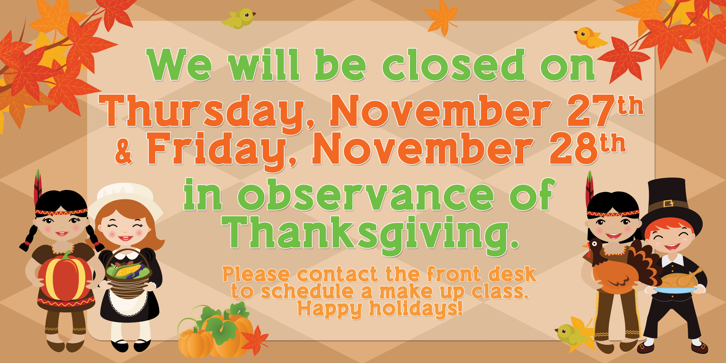 Thanksgiving-Closure