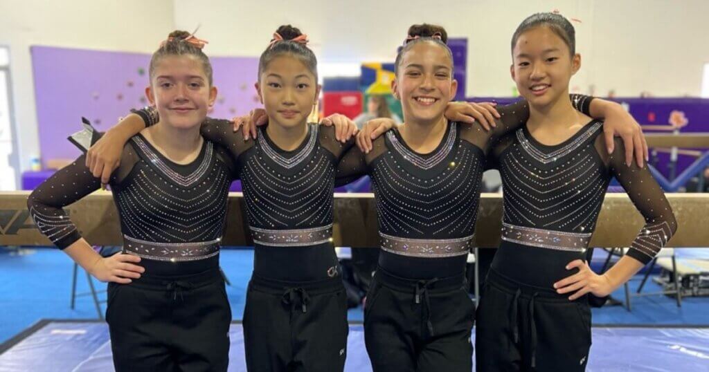 Pacific West Gymnastics Gymnasts level 6 and level 7