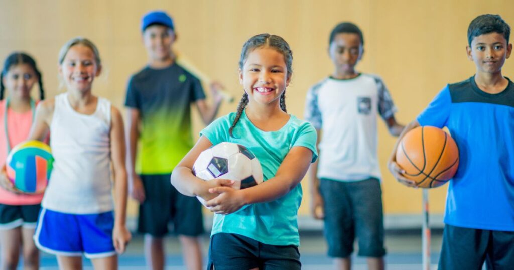 Local community sports program kids